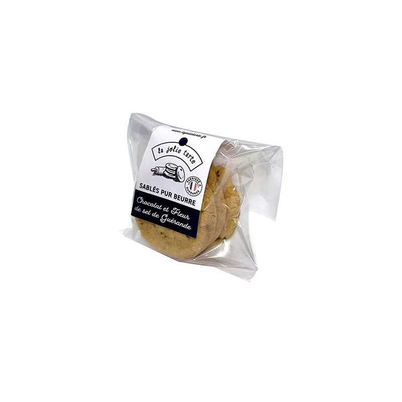 Sablés Pur Beurre chocolat et fleur de sel de Guérande 40g 