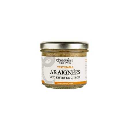 Tartinable Araignées de Mer aux Zestes de Citron 100g 