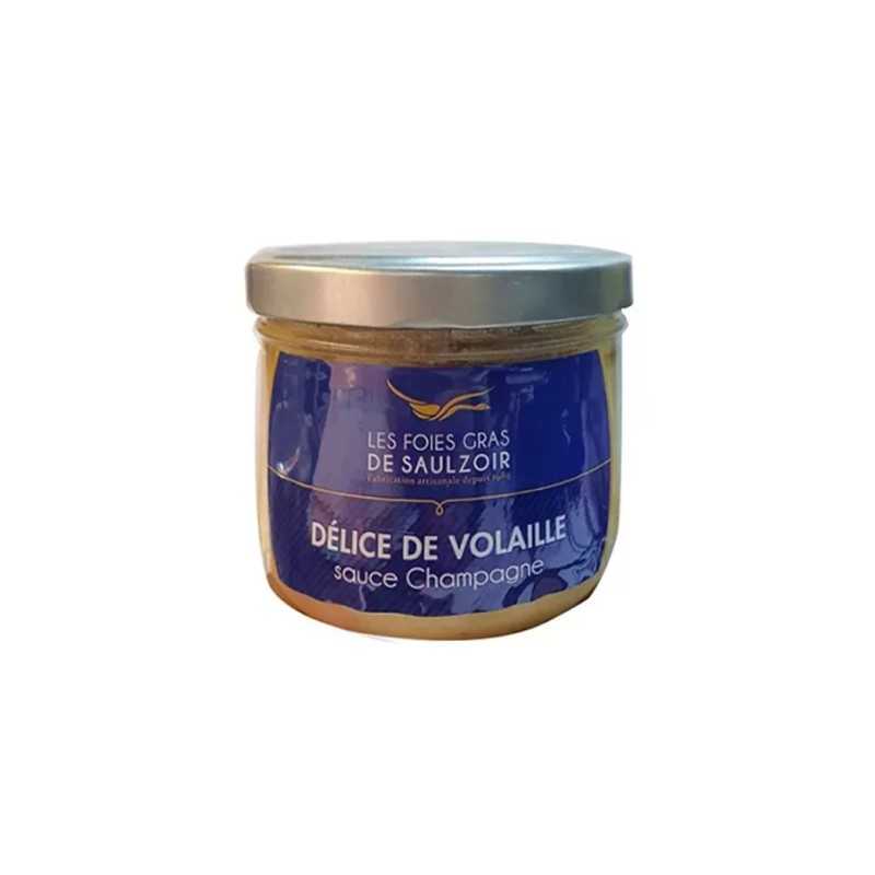 Délice de Volaille au Champagne 350g Les Foies Gras de Saulzoir