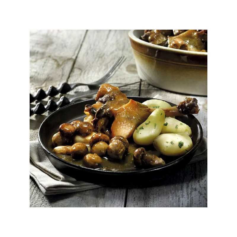 Mijoté de Canard aux Cèpes et Bergerac 600g – 2 parts 