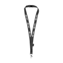 Tour de cou RPET 2 cm - Lanyard Safety 