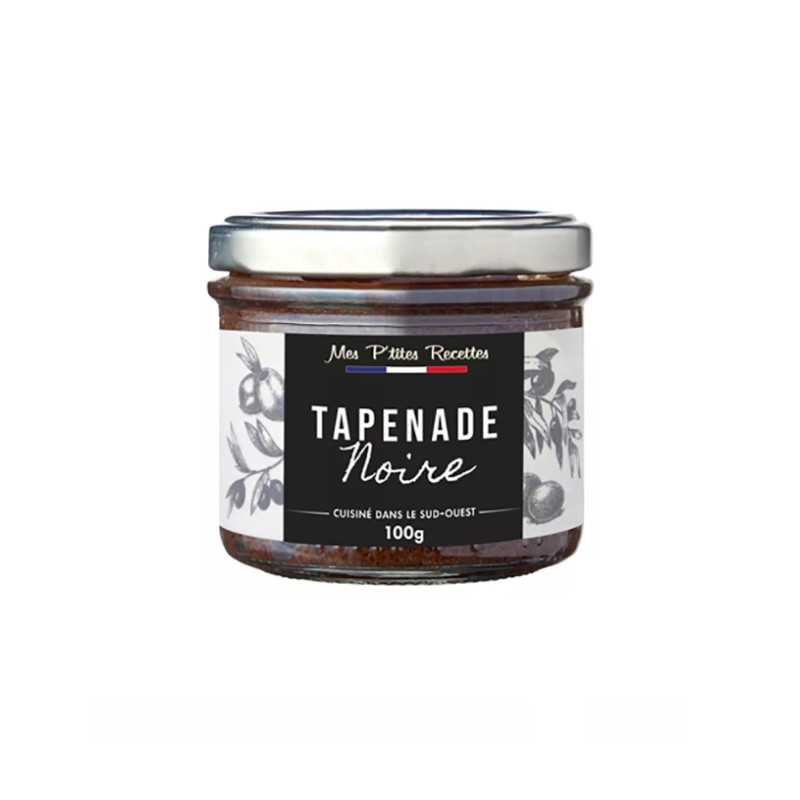 Tapenade noire 100g - Mes p'tites recettes Tapenade noire 100g - Mes p'tites recettes