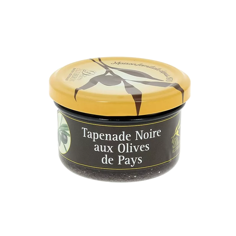 Tapenade Noire Aux Olives de Pays 90g Les délices du Lubéron