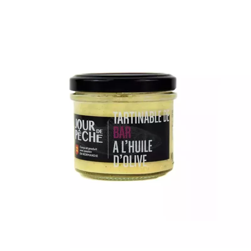 Tartinable de bar à l'huile d'olive 90g - Anti gaspi Tartinable de bar à l'huile d'olive 90g - Anti gaspi