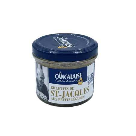 Rillettes de coquilles Saint-Jacques aux petits légumes 100g - La Cancalaise La Cancalaise