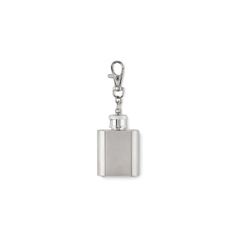 Porte-clés avec mini flasque personnalisable 