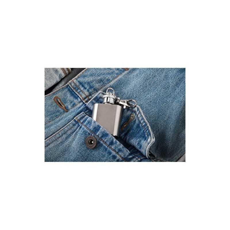 Porte-clés avec mini flasque personnalisable 