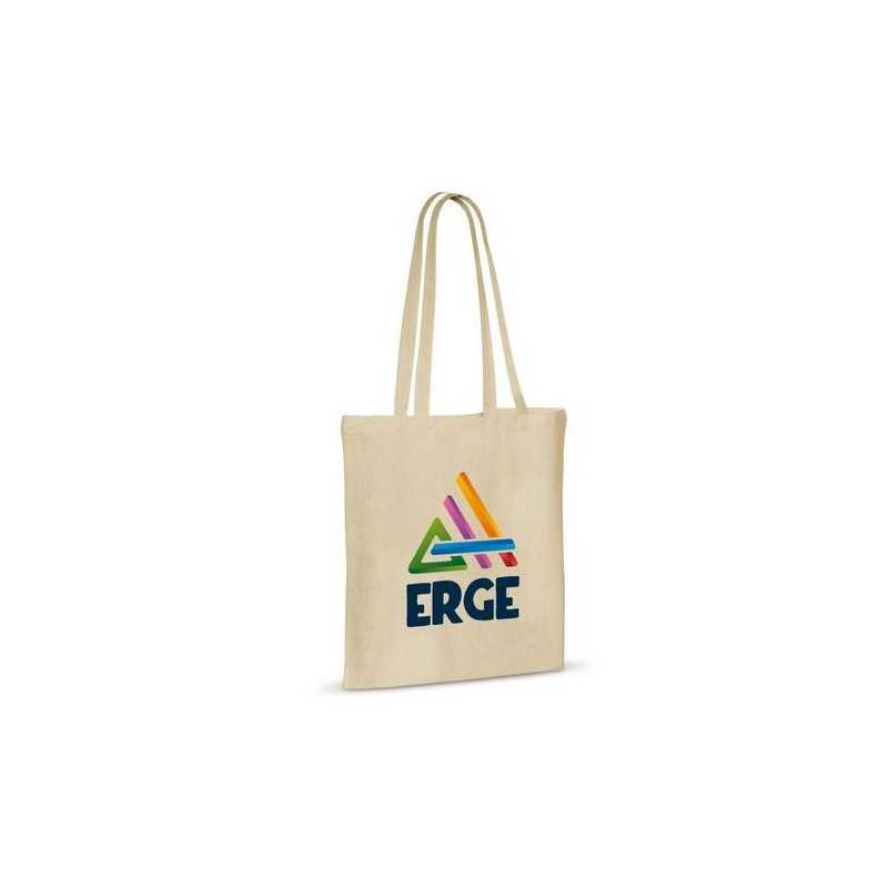 Tote bag en coton écru 140g/m² personnalisable 