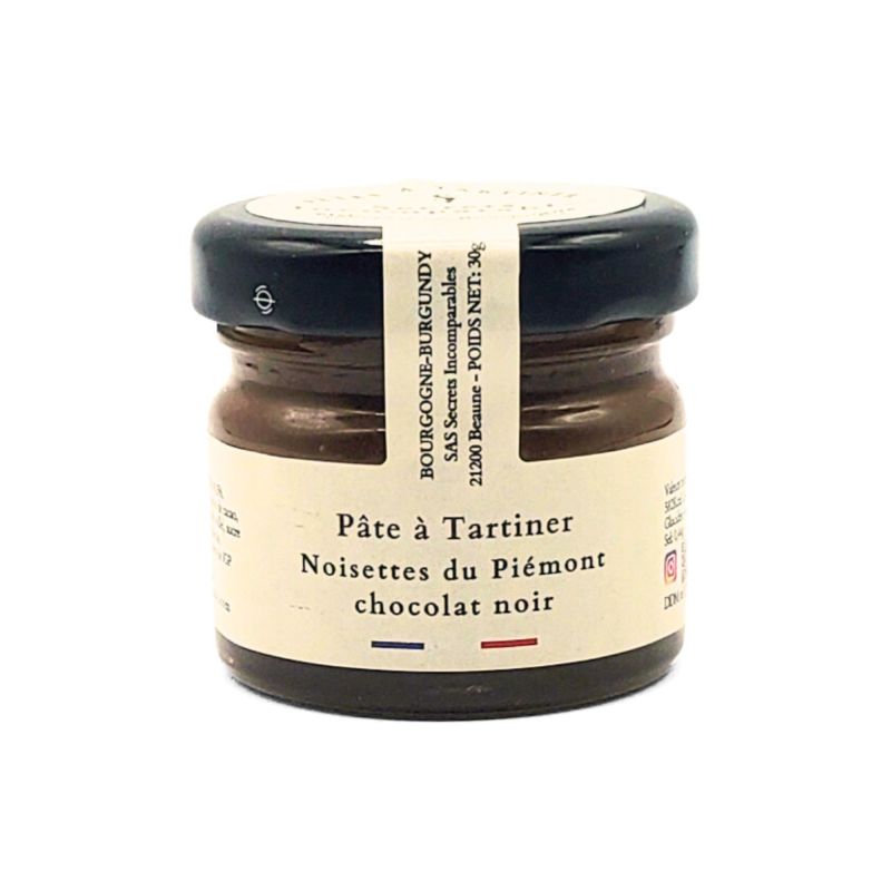 Pâte à Tartiner Noisettes du Piémont IGP Chocolat Noir 