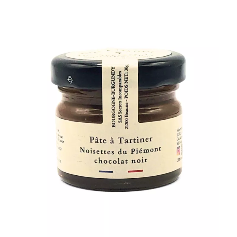 Pâte à Tartiner Noisettes du Piémont IGP Chocolat Noir 