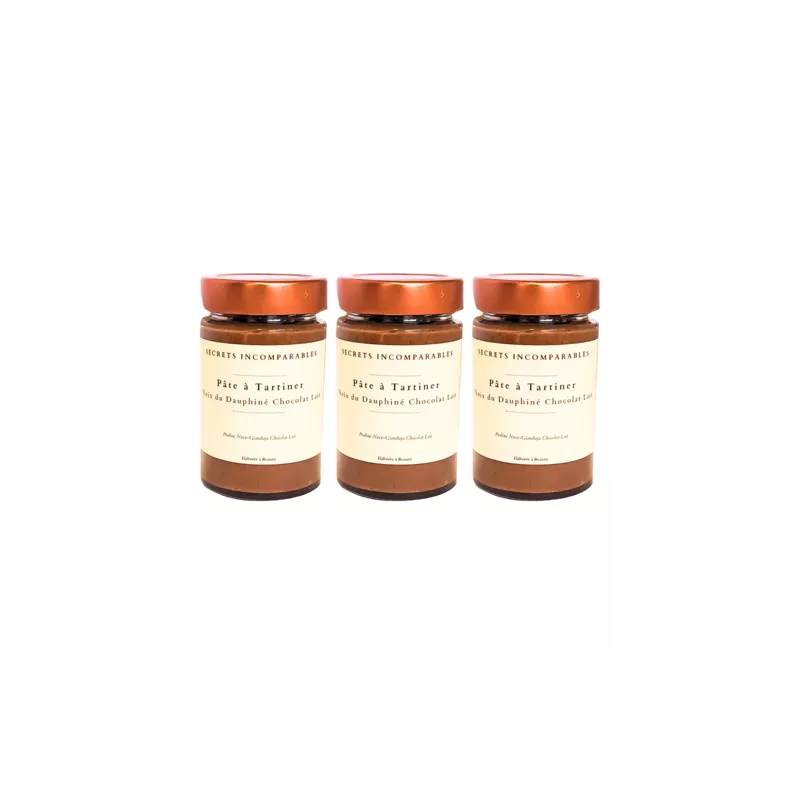 Pâte à Tartiner Noix du Dauphiné AOP Chocolat Lait 