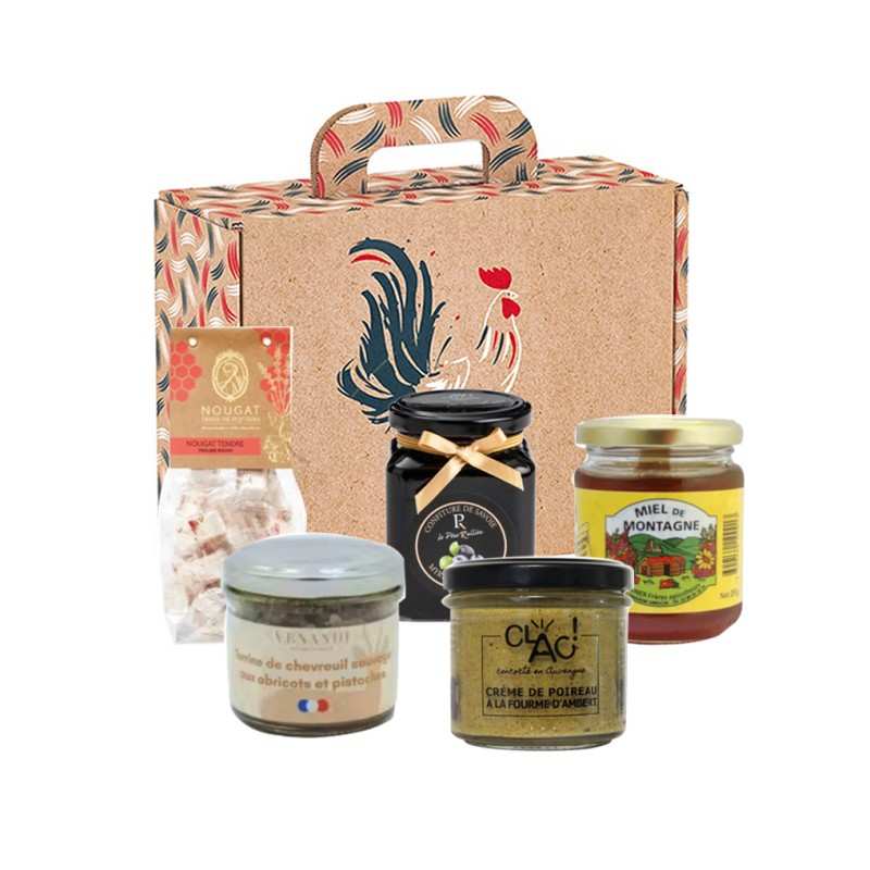 Coffret gourmand Vichy Délices – Panier cadeau gourmand de l’Allier 