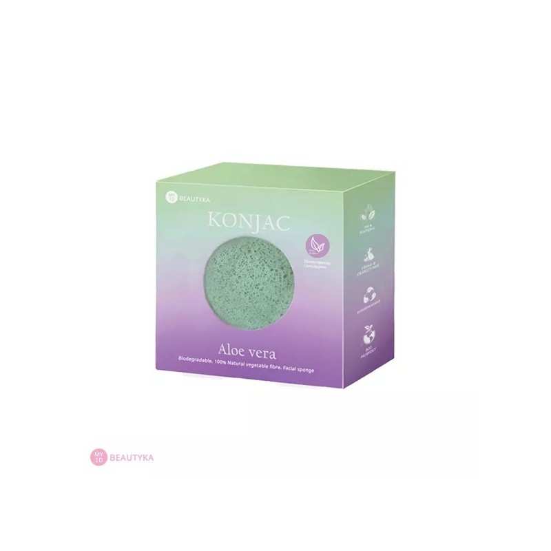 Éponge Konjac à l'Aloe Vera 