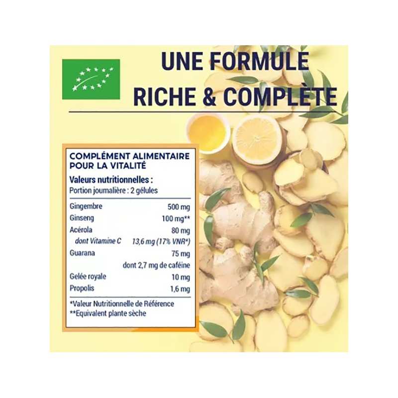Formule Boost Bio 4G + Acérola – Énergie, Tonus & Immunité 