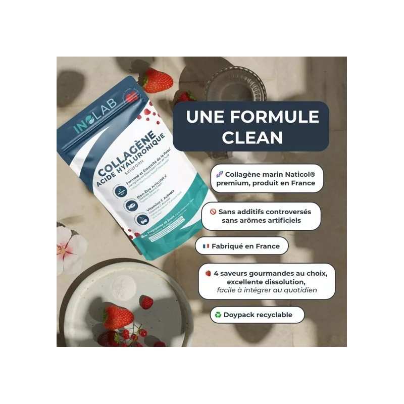 Collagène Marin Fruits Rouges – Peau, Articulations & Éclat Naturel 