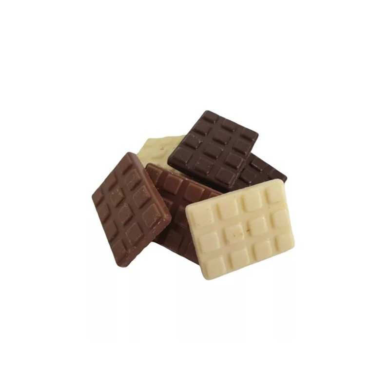 Mini tablettes aux 3 chocolats blanc, lait et noir 120g