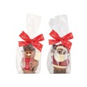 Figurine Chocolat Père Noël et Bonhomme de Neige – Sachet 40g