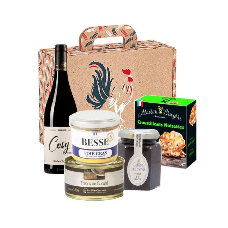 Panier garni Soleil Catalan – Gourmandises de Perpignan 