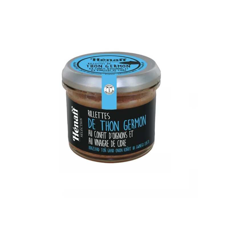 Rillettes de thon germon au confit d'oignons et vinaigre de cidre 90g HENAFF