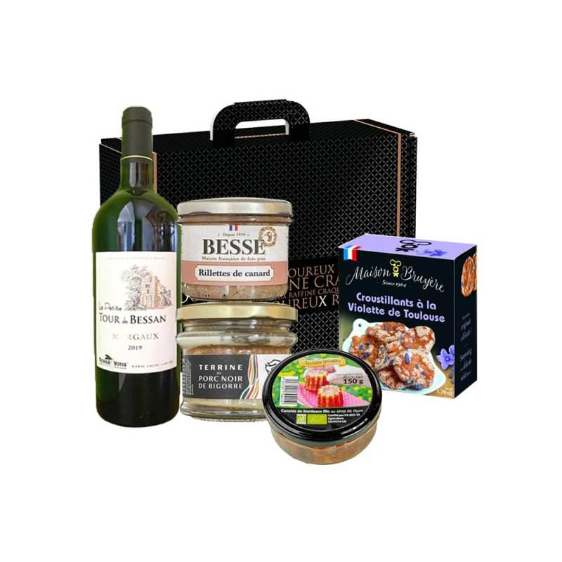 Coffret du Sud-Ouest - Élégance Margaux et Saveurs Artisanales