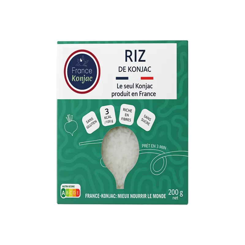 Offre découvert de 5 étuis mixte de konjac (5 étuis x 200g) 