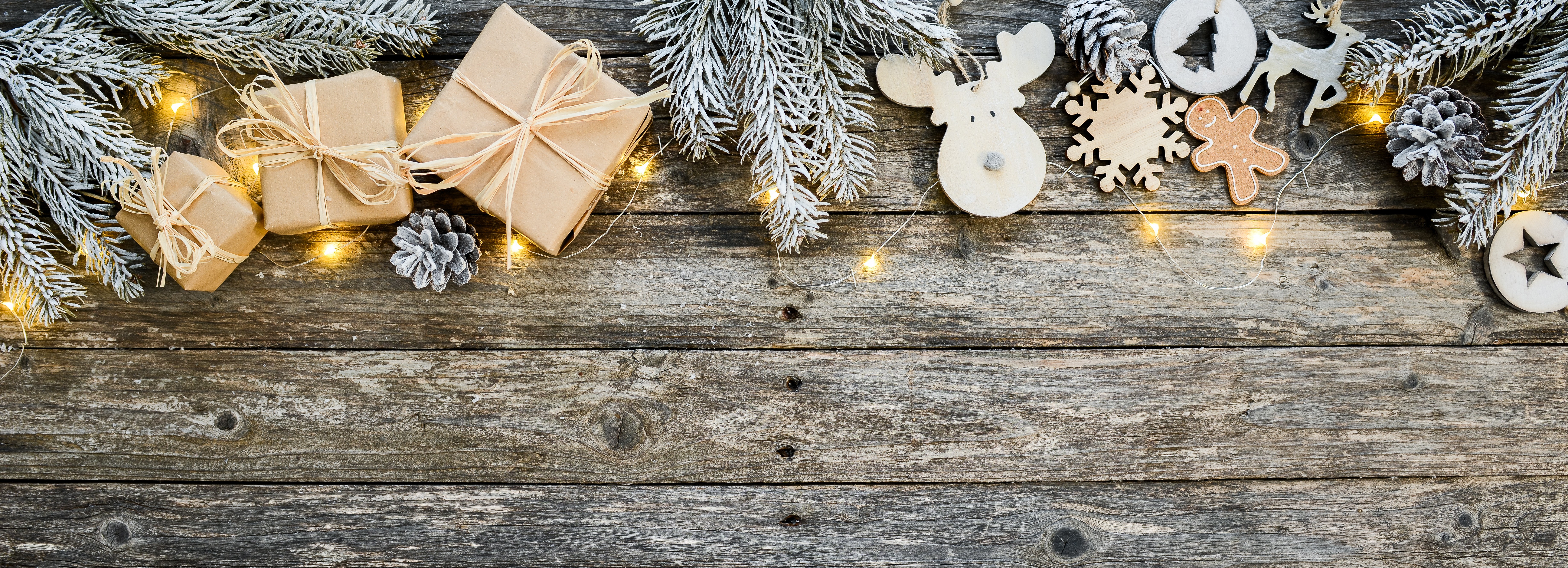 Paniers garnis de Noël