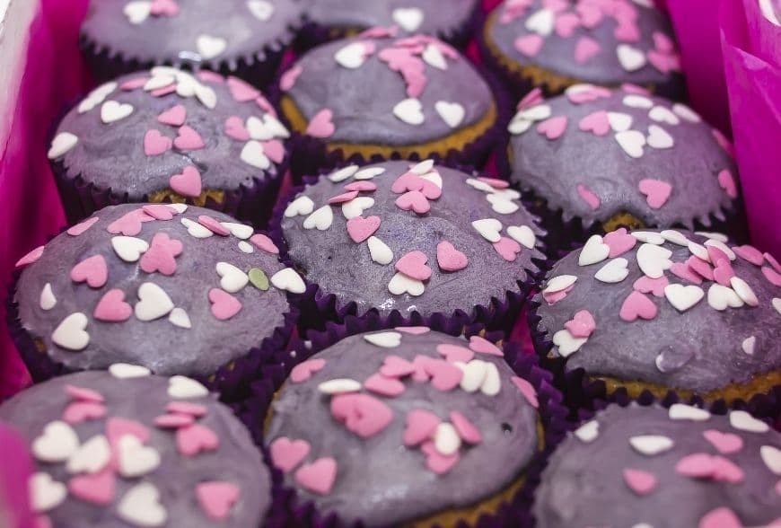 Recette de Muffins à la violette